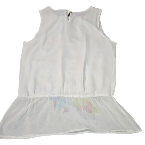 Nue Options Womens Blouse Multi-Color Size Large 100% Polyester Stretch Pullover - Picture 2 of 12